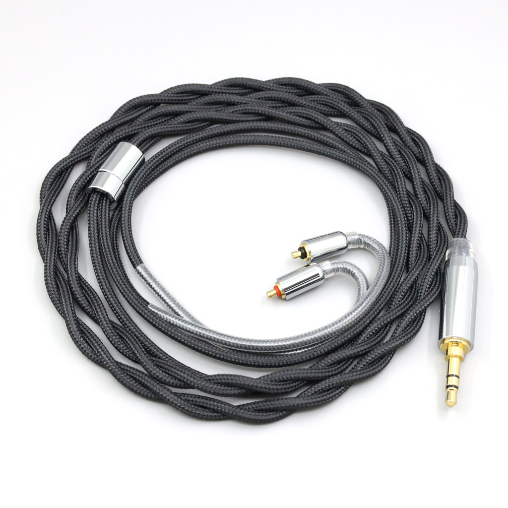 Nylon 99% Pure Silver Palladium Graphene Gold Shield Cable For UE Live UE6 Pro Lighting SUPERBAX IPX