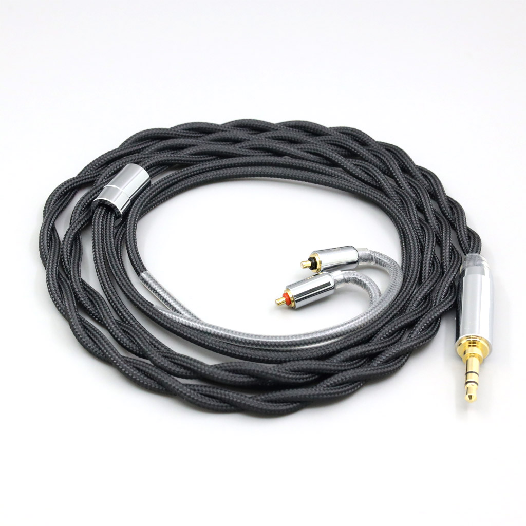 Nylon 99% Pure Silver Palladium Graphene Gold Shield Cable For UE Live UE6 Pro Lighting SUPERBAX IPX