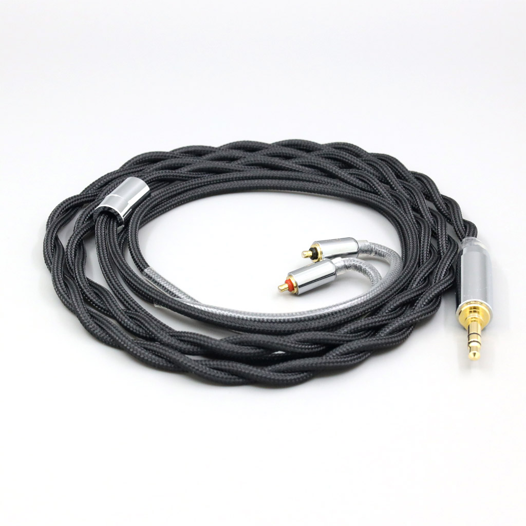 Nylon 99% Pure Silver Palladium Graphene Gold Shield Cable For UE Live UE6 Pro Lighting SUPERBAX IPX