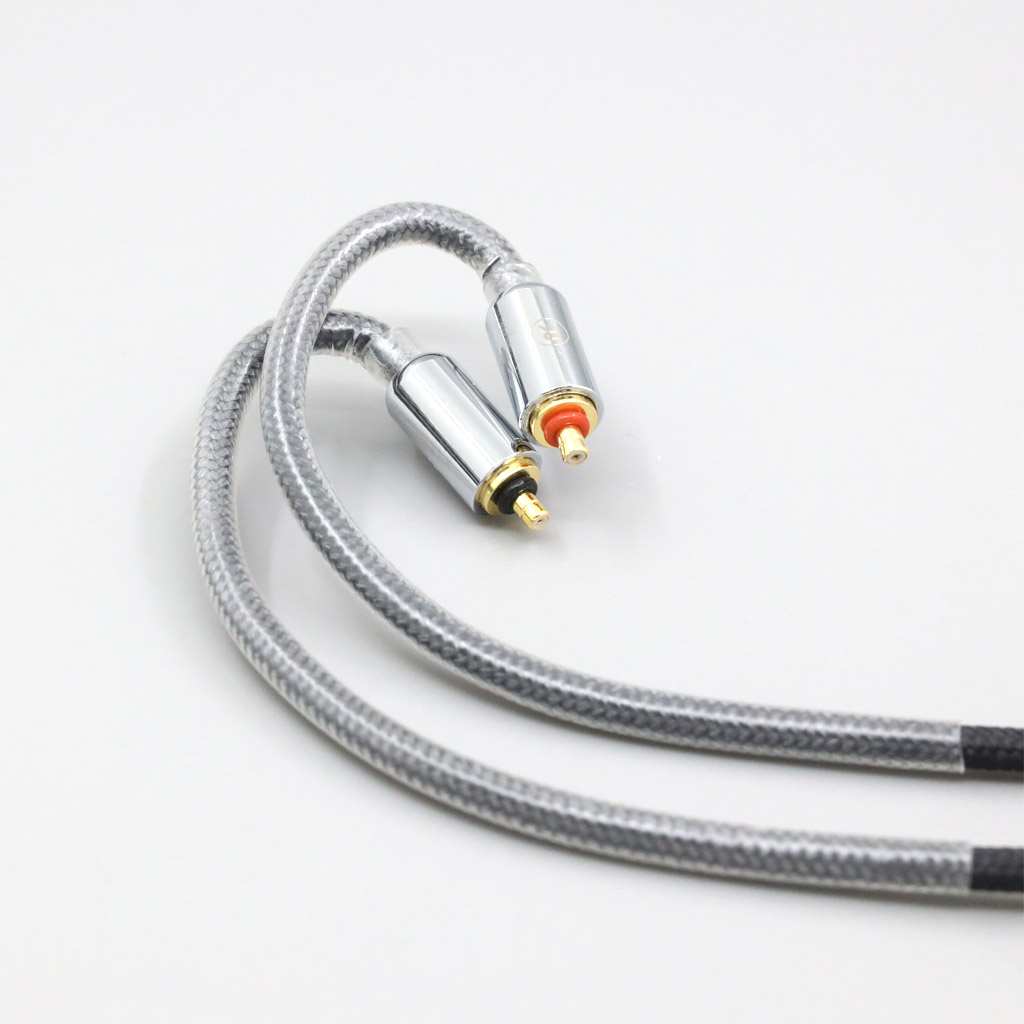 Nylon 99% Pure Silver Palladium Graphene Gold Shield Cable For UE Live UE6 Pro Lighting SUPERBAX IPX