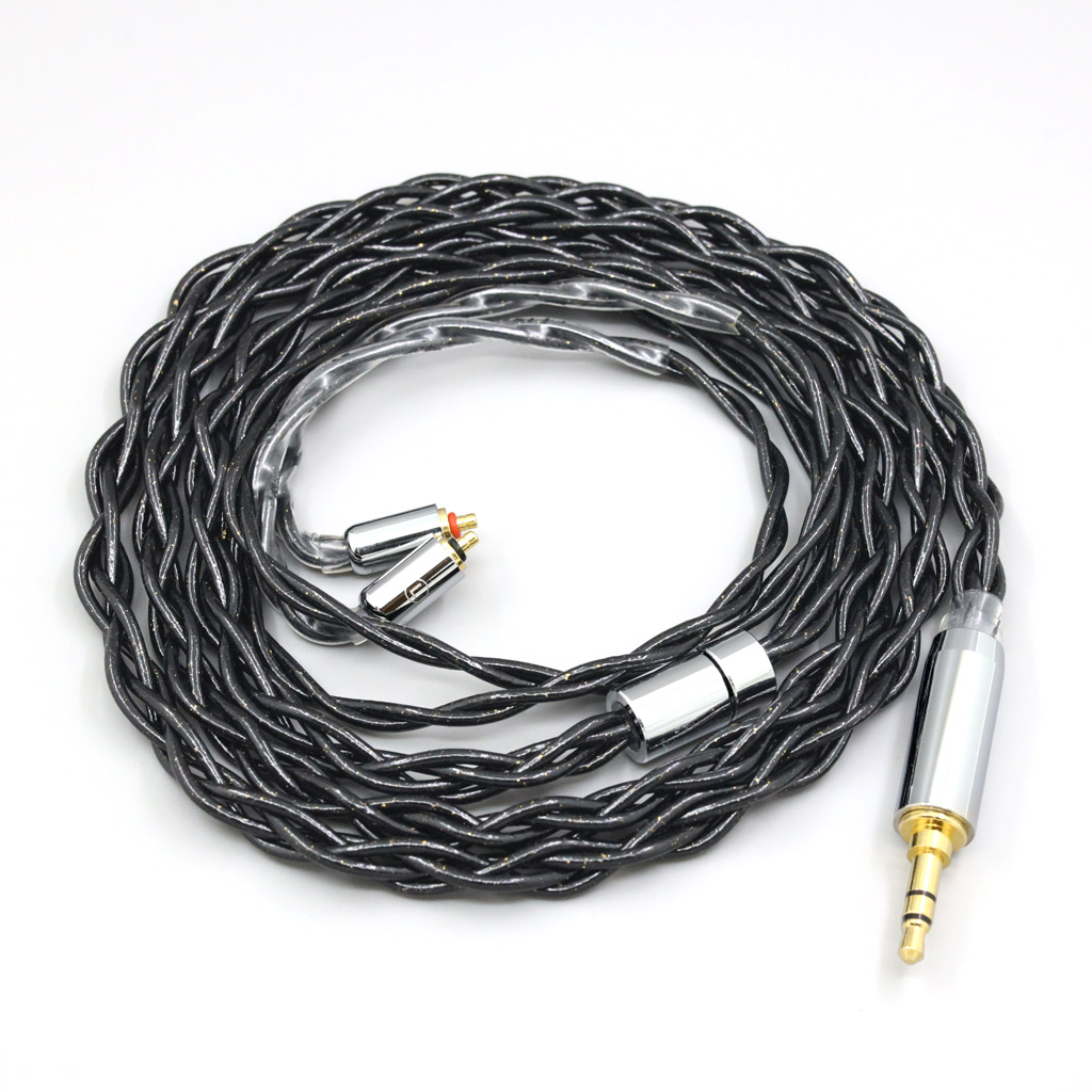 99% Pure Silver Palladium Graphene Floating Gold Cable For UE Live UE6 Pro Lighting SUPERBAX IPX