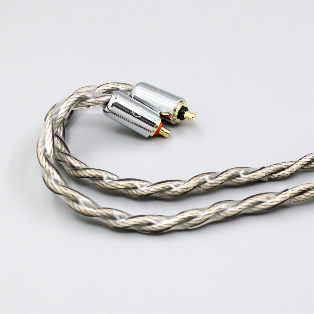 99% Pure Silver + Graphene Silver Plated Shield Earphone Cable For UE Live UE6 Pro Lighting SUPERBAX IPX 4 core 1.8mm
