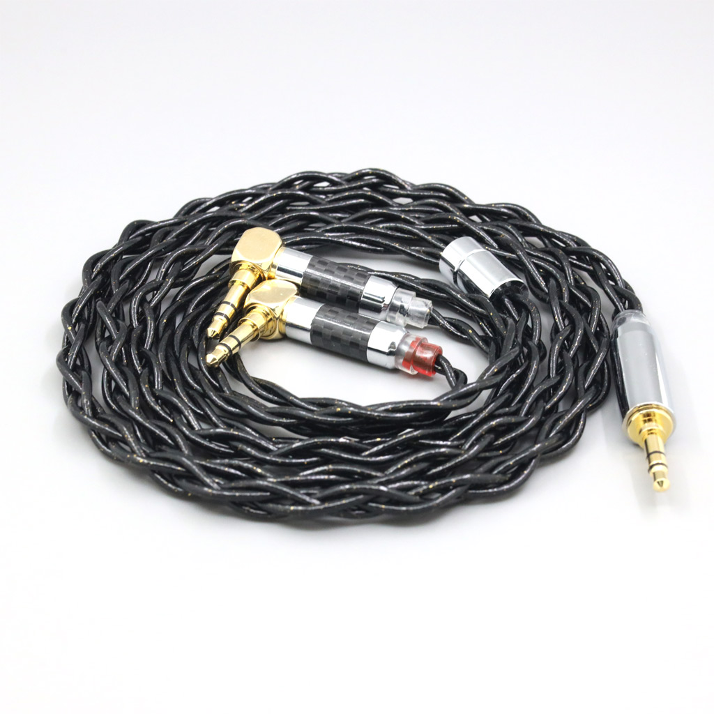 99% Pure Silver Palladium Graphene Floating Gold Cable For Verum 1 One Headphone Headset L Shape 3.5mm Pin