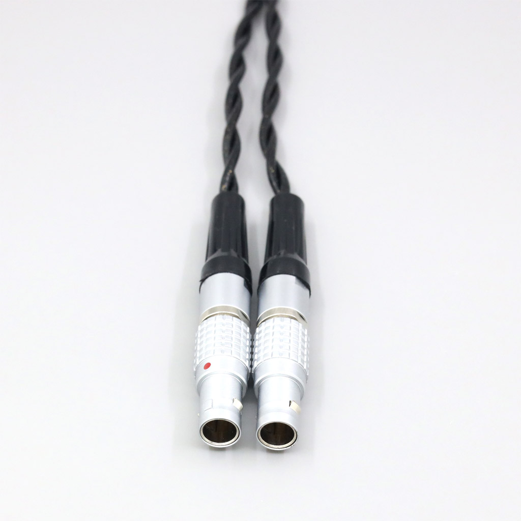 Nylon 99% Pure Silver Palladium Graphene Gold Shield Cable For Focal Utopia Fidelity Circumaural Headphone