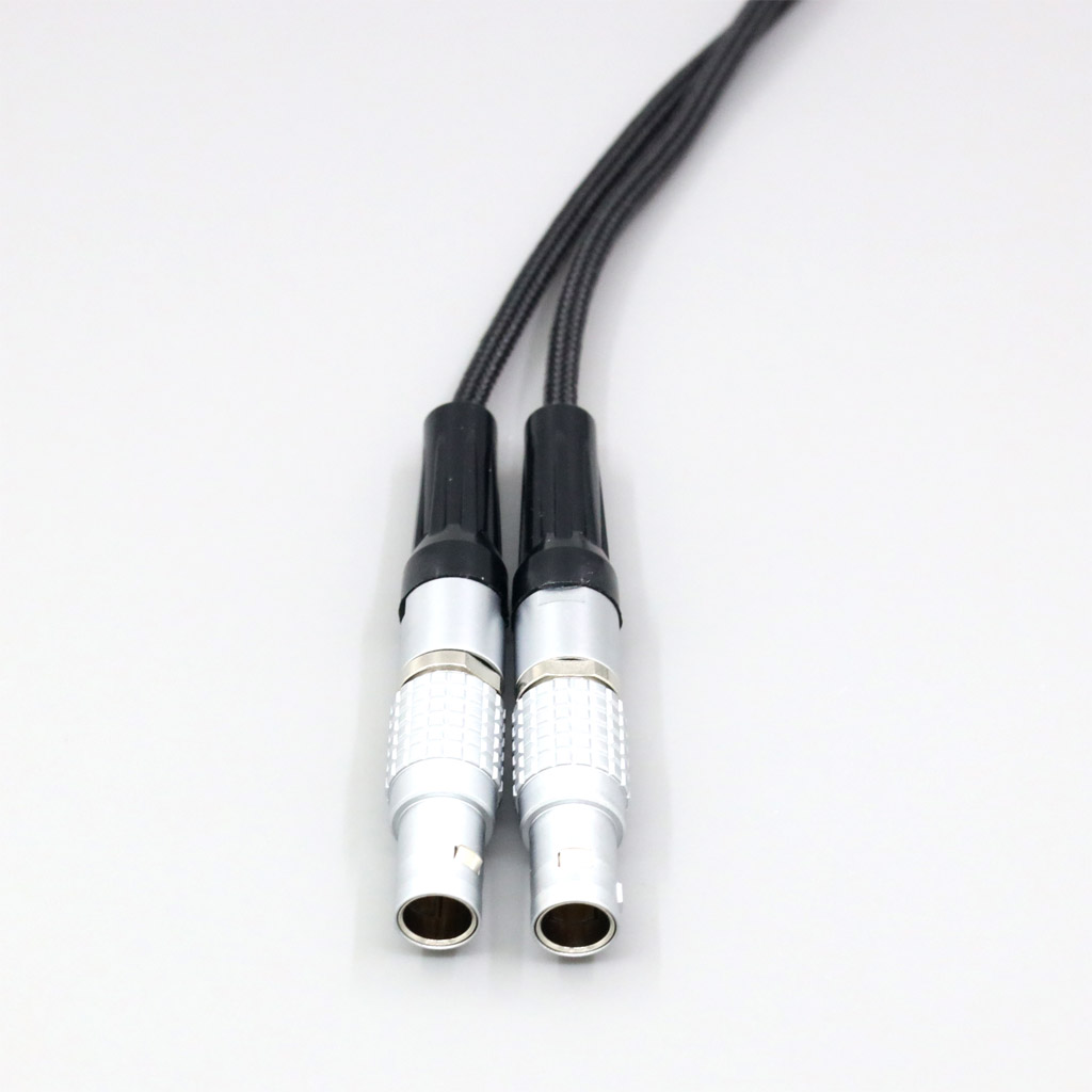 Nylon 99% Pure Silver Palladium Graphene Gold Shield Cable For Focal Utopia Fidelity Circumaural Headphone