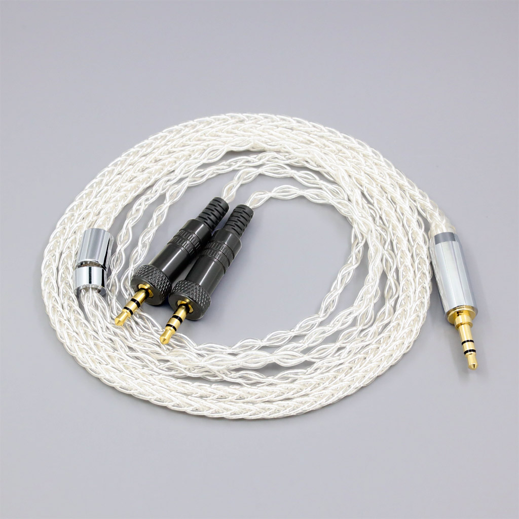 8 Core 99% 7n Pure Silver Palladium Earphone Cable For Sony MDR-Z1R MDR-Z7 MDR-Z7M2 With Screw To Fix Headphone