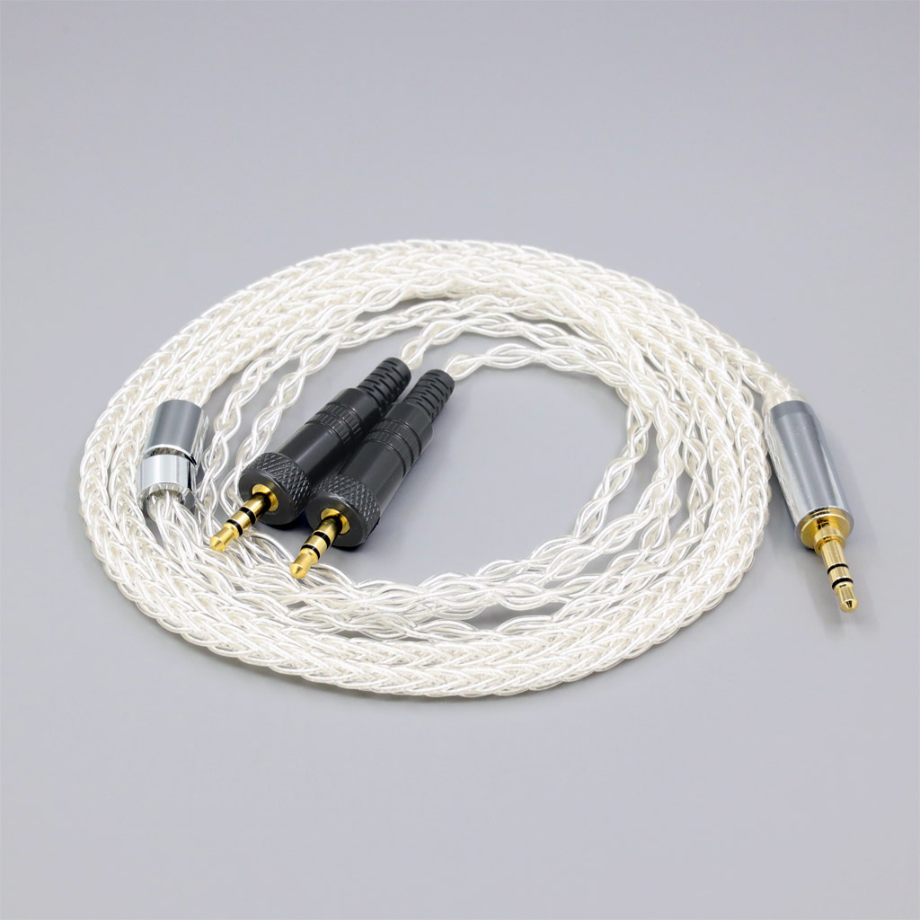 8 Core 99% 7n Pure Silver Palladium Earphone Cable For Sony MDR-Z1R MDR-Z7 MDR-Z7M2 With Screw To Fix Headphone