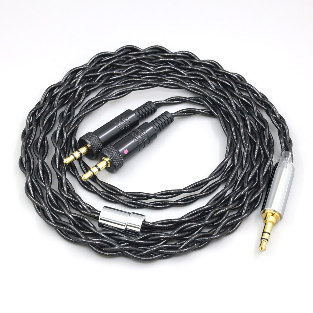 Nylon 99% Pure Silver Palladium Graphene Gold Shield Cable For Sony MDR-Z1R MDR-Z7 MDR-Z7M2 With Screw To Fix