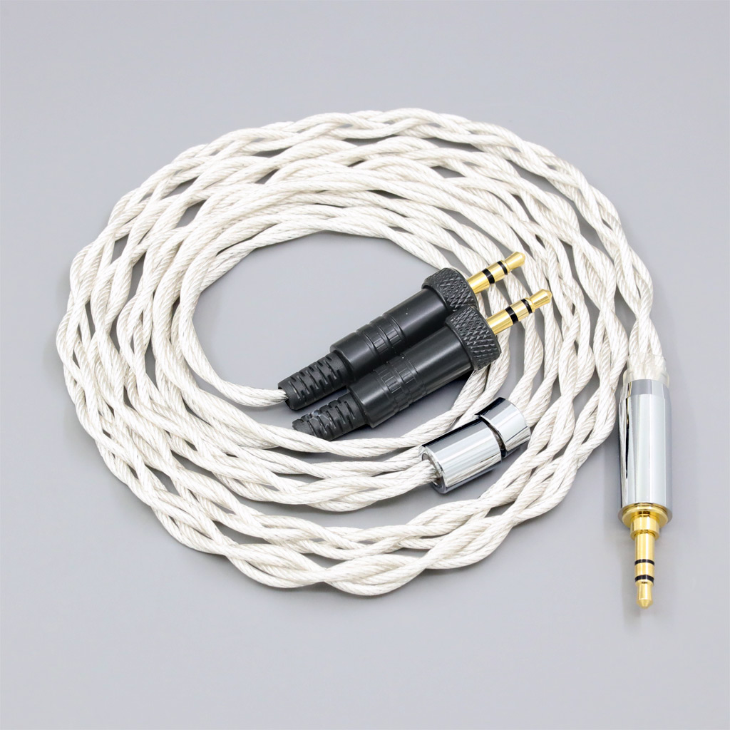 Graphene 7N OCC Silver Plated Type2 Earphone Cable For Sony MDR-Z1R MDR-Z7 MDR-Z7M2 With Screw To Fix 4 core 1.75mm