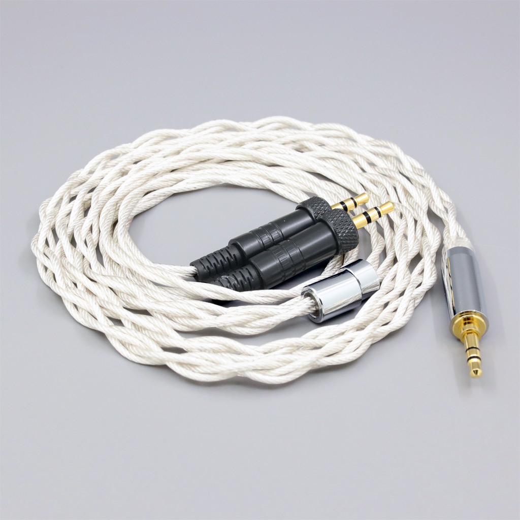 Graphene 7N OCC Silver Plated Type2 Earphone Cable For Sony MDR-Z1R MDR-Z7 MDR-Z7M2 With Screw To Fix 4 core 1.75mm