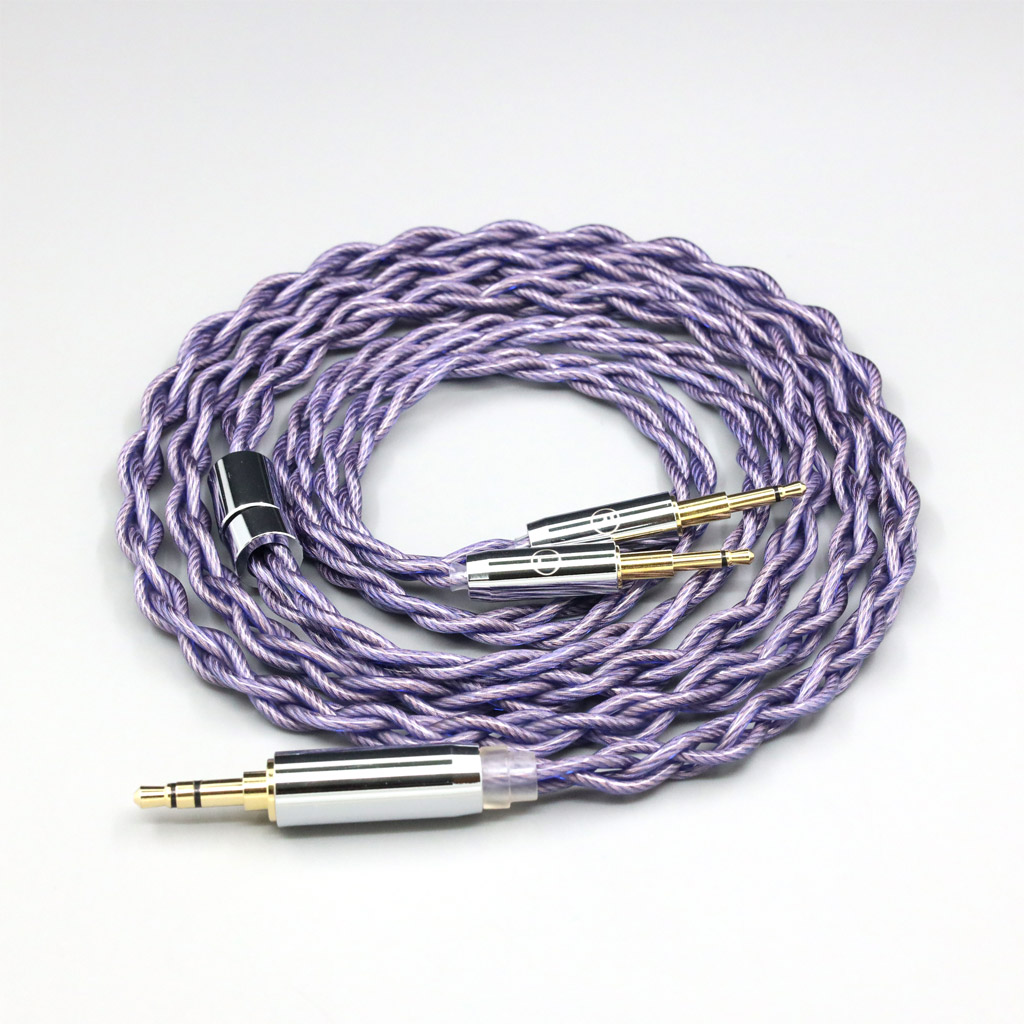 Type2 1.8mm 140 cores litz 7N OCC Headphone Earphone Cable For Sennheiser HD477 HD497 HD212 PRO EH250 EH350