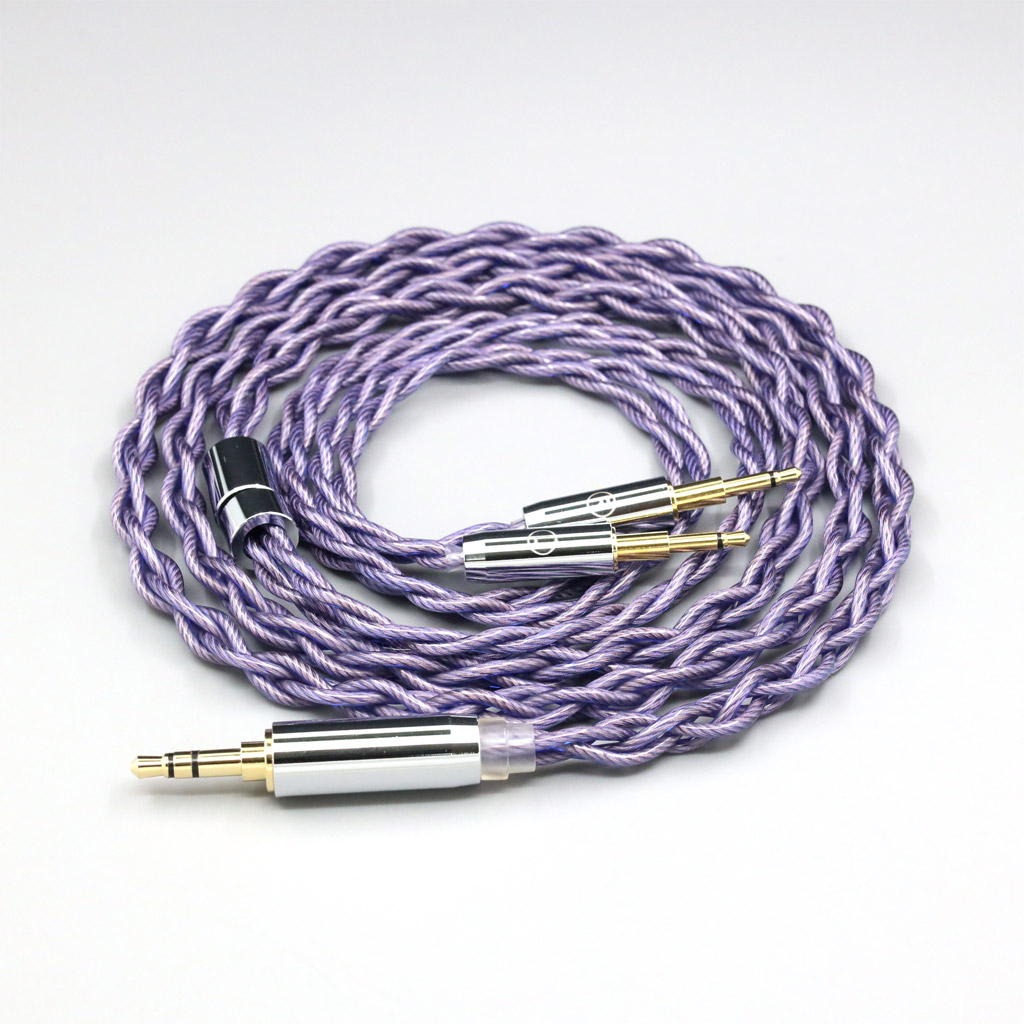 Type2 1.8mm 140 cores litz 7N OCC Headphone Earphone Cable For Sennheiser HD477 HD497 HD212 PRO EH250 EH350