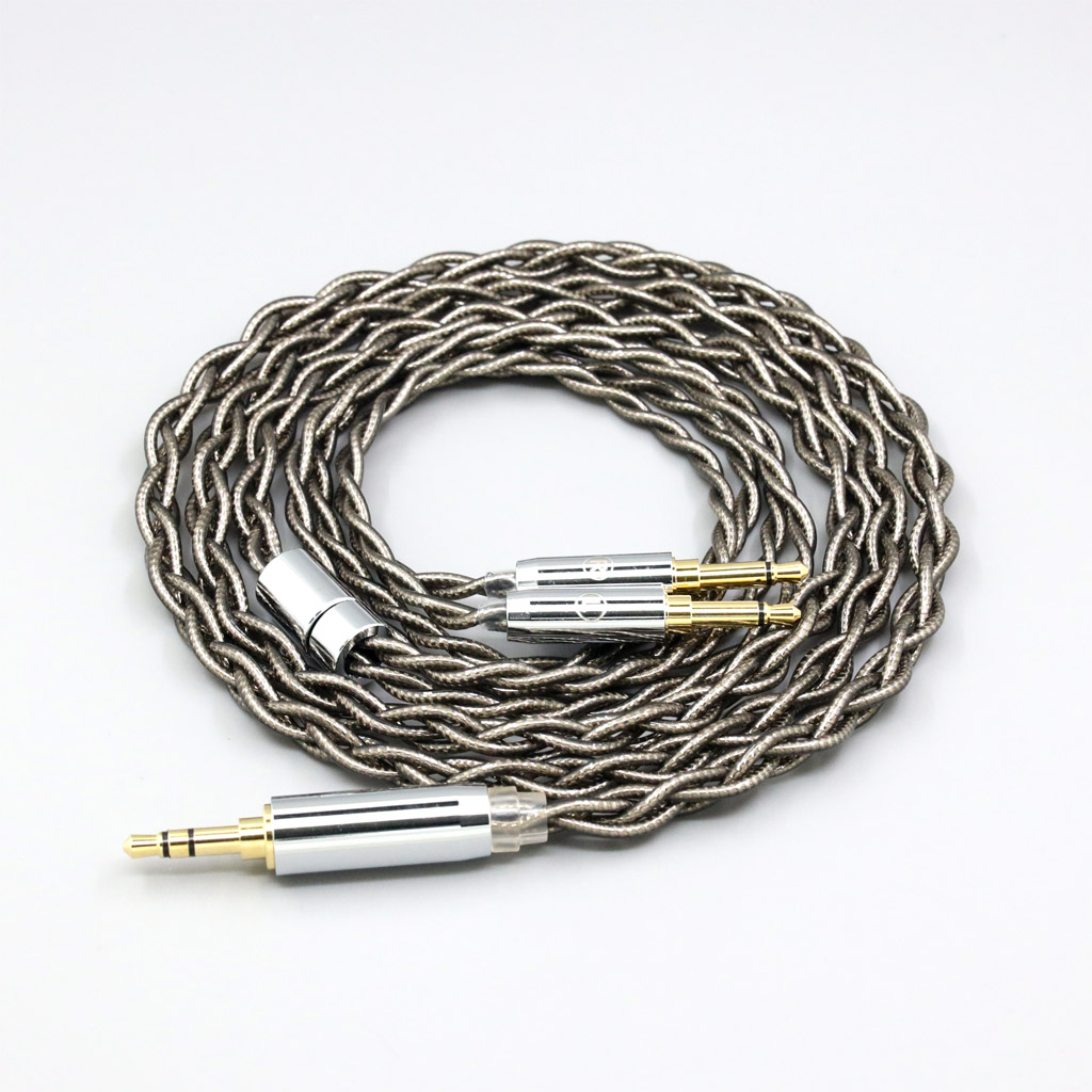 99% Pure Silver Palladium + Graphene Gold Earphone Cable For Hifiman Sundara Ananda HE1000se HE6se he400se Arya He-35x XS