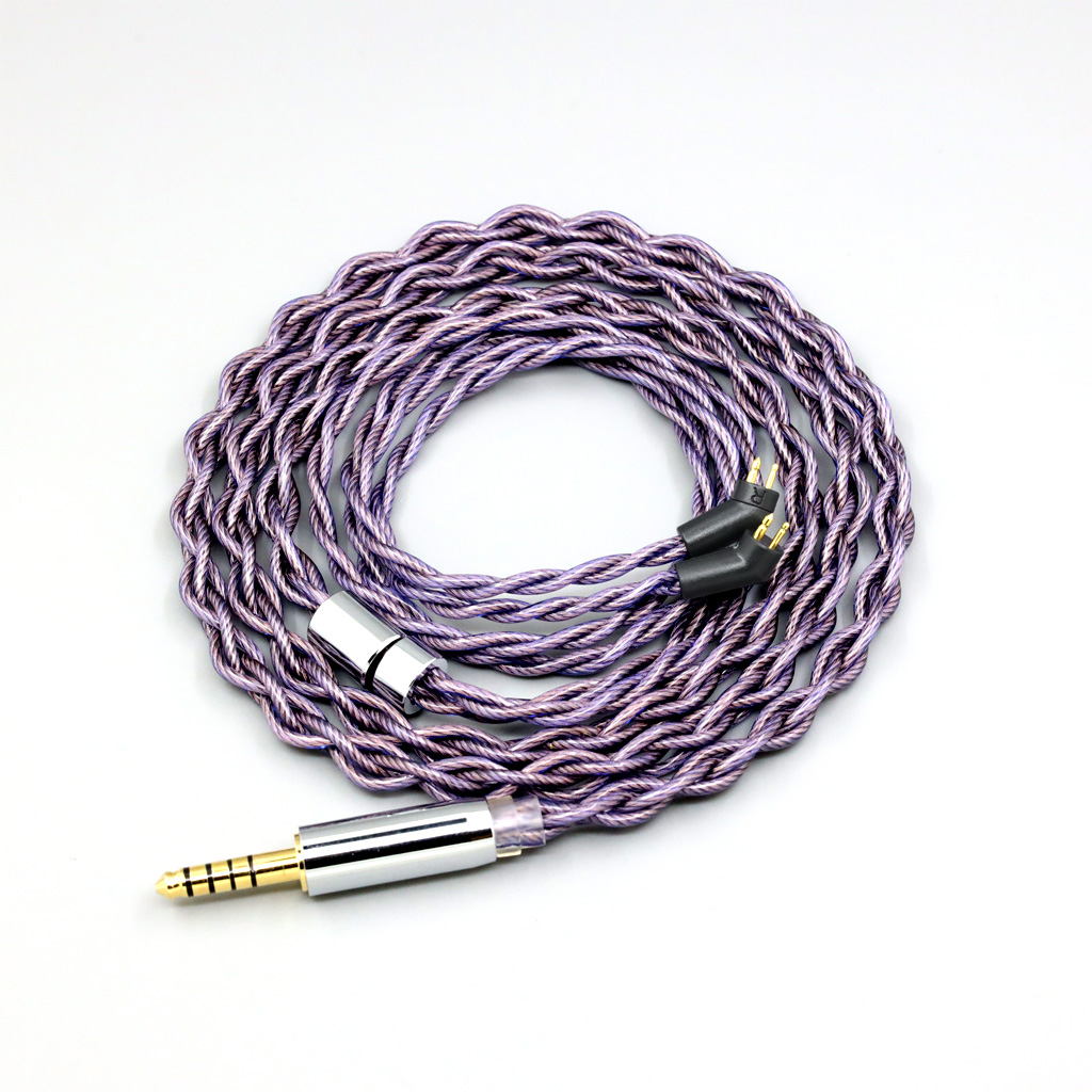 Type2 1.8mm 140 cores litz 7N OCC Headphone Earphone Cable For Etymotic ER4B ER4PT ER4S ER6I ER4 2pin 1.8mm