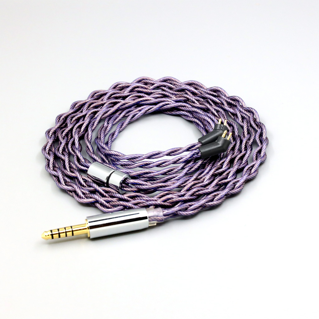 Type2 1.8mm 140 cores litz 7N OCC Headphone Earphone Cable For Etymotic ER4B ER4PT ER4S ER6I ER4 2pin 1.8mm