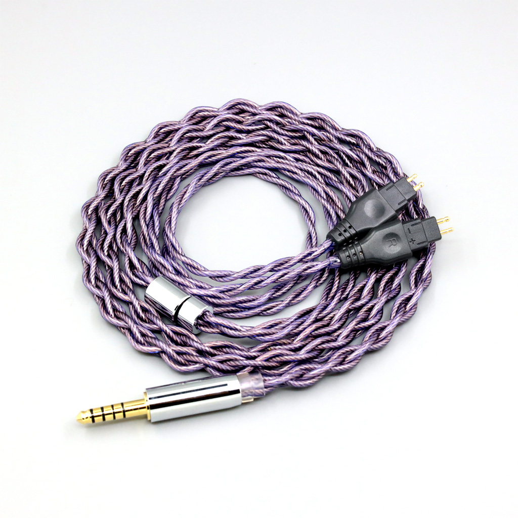 Type2 1.8mm 140 cores litz 7N OCC Headphone Earphone Cable For Sennheiser HD580 HD600 HD650 HDxxx HD660S HD58x HD6xx