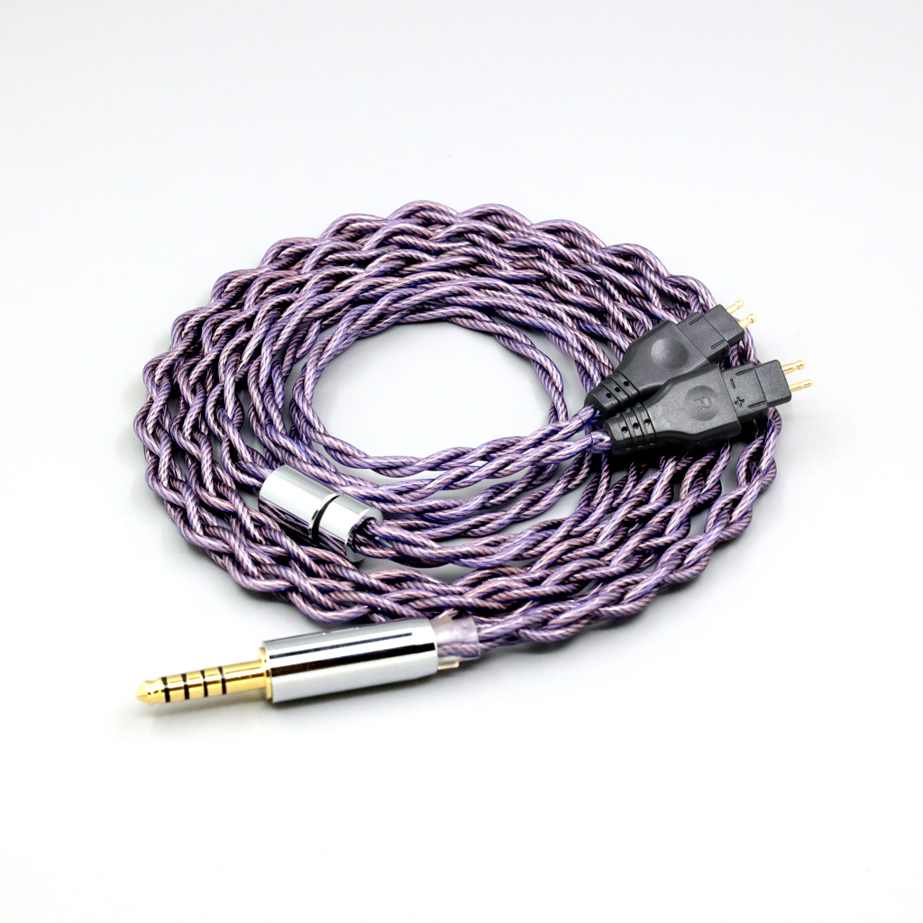 Type2 1.8mm 140 cores litz 7N OCC Headphone Earphone Cable For Sennheiser HD580 HD600 HD650 HDxxx HD660S HD58x HD6xx