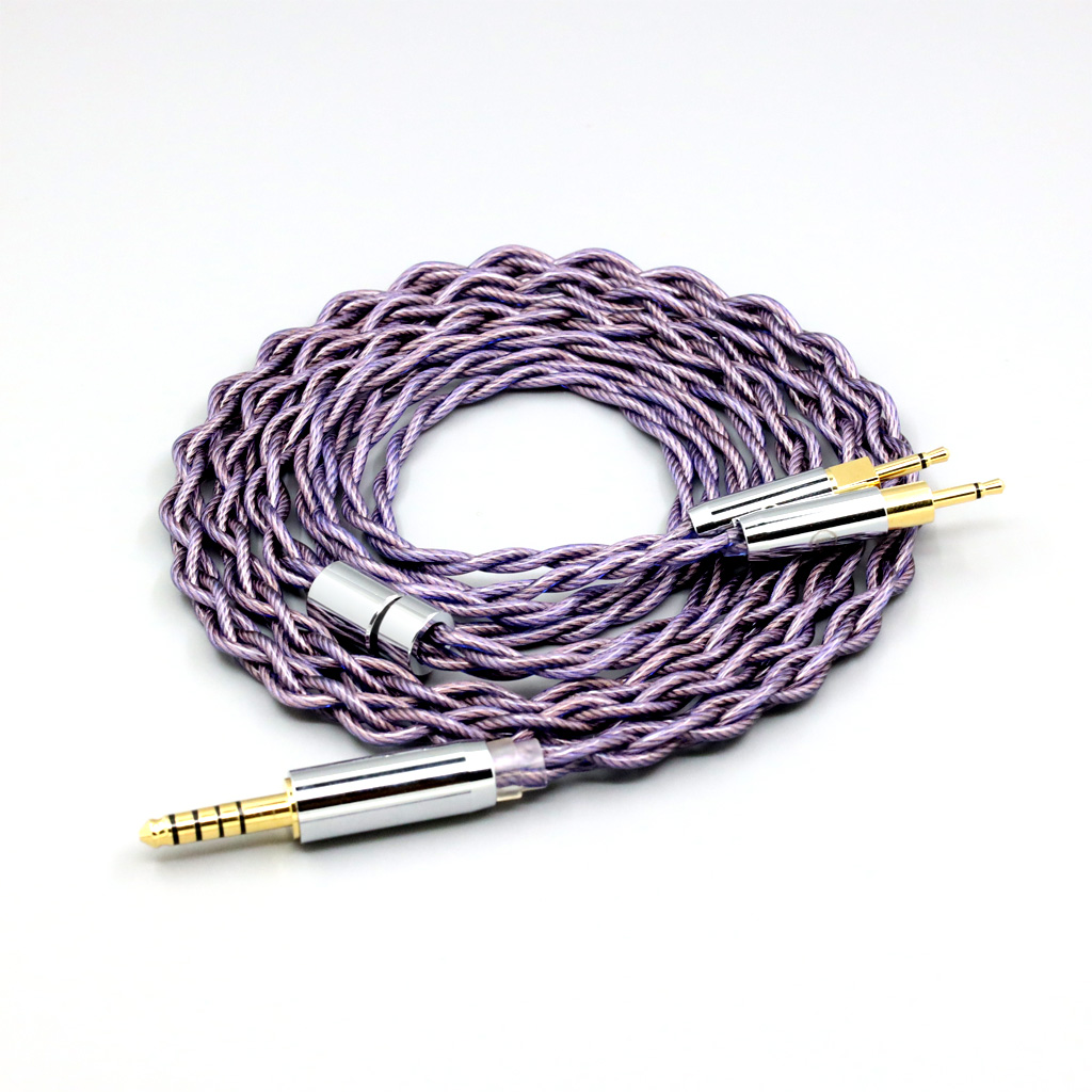 Type2 1.8mm 140 cores litz 7N OCC Headphone Earphone Cable For Sennheiser HD700 Headphone 2.5mm pin 4 core 1.8mm