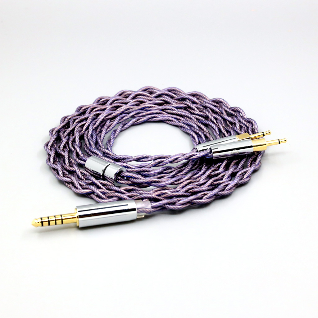 Type2 1.8mm 140 cores litz 7N OCC Headphone Earphone Cable For Sennheiser HD700 Headphone 2.5mm pin 4 core 1.8mm
