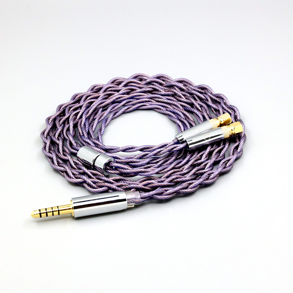 Type2 1.8mm 140 cores litz 7N OCC Headphone Earphone Cable For HiFiMan HE400 HE5 HE6 HE300 HE4 HE500 HE6 