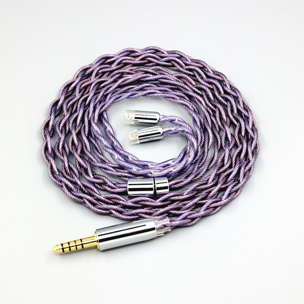 Type2 1.8mm 140 cores litz 7N OCC Headphone Earphone Cable For Sennheiser IE8 IE8i IE80 IE80s Metal Pin