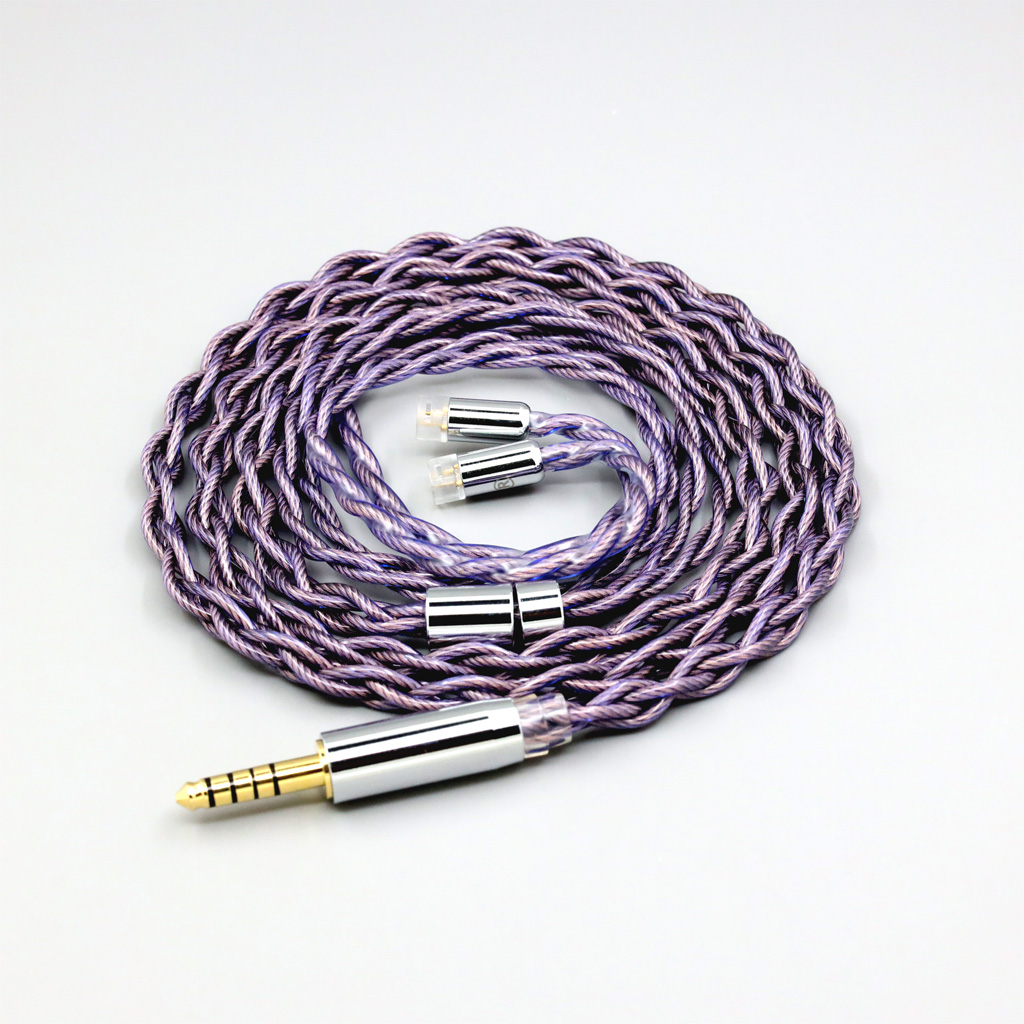 Type2 1.8mm 140 cores litz 7N OCC Headphone Earphone Cable For Sennheiser IE8 IE8i IE80 IE80s Metal Pin