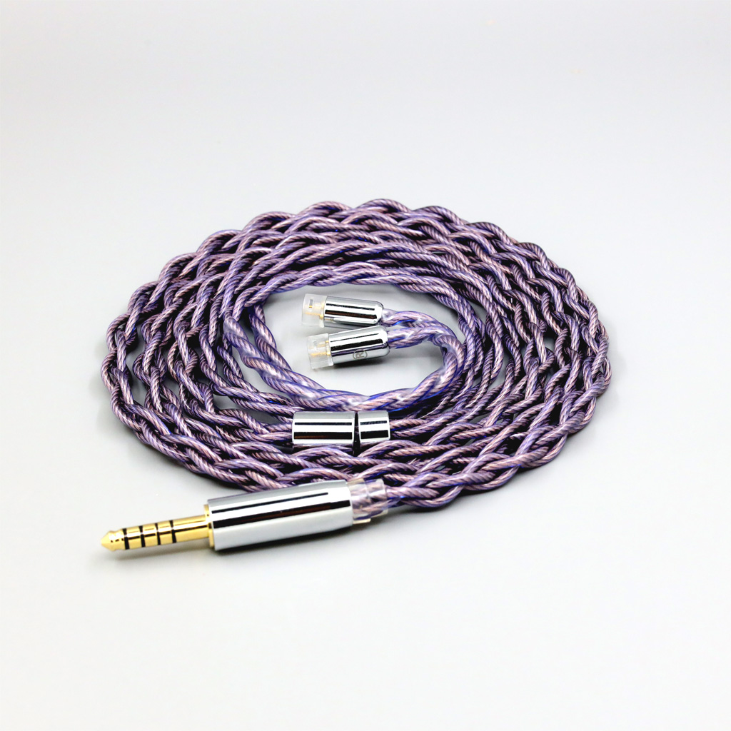 Type2 1.8mm 140 cores litz 7N OCC Headphone Earphone Cable For Sennheiser IE8 IE8i IE80 IE80s Metal Pin