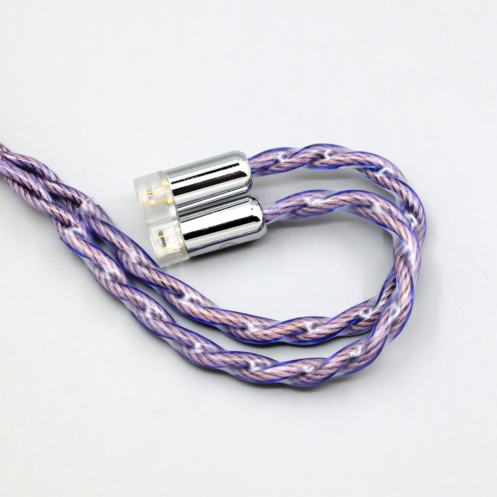 Type2 1.8mm 140 cores litz 7N OCC Headphone Earphone Cable For Sennheiser IE8 IE8i IE80 IE80s Metal Pin
