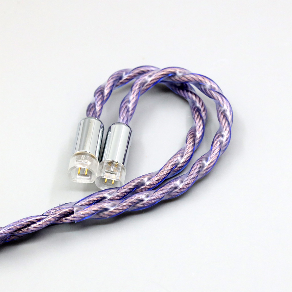 Type2 1.8mm 140 cores litz 7N OCC Headphone Earphone Cable For Sennheiser IE8 IE8i IE80 IE80s Metal Pin