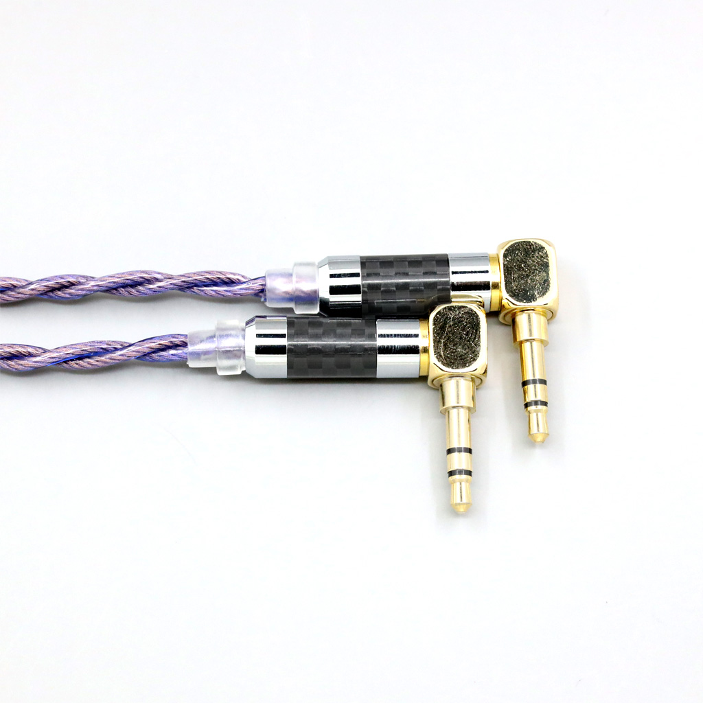 Type2 1.8mm 140 cores litz 7N OCC Headphone Earphone Cable For Verum 1 One L Shape 3.5mm Pin 4 core