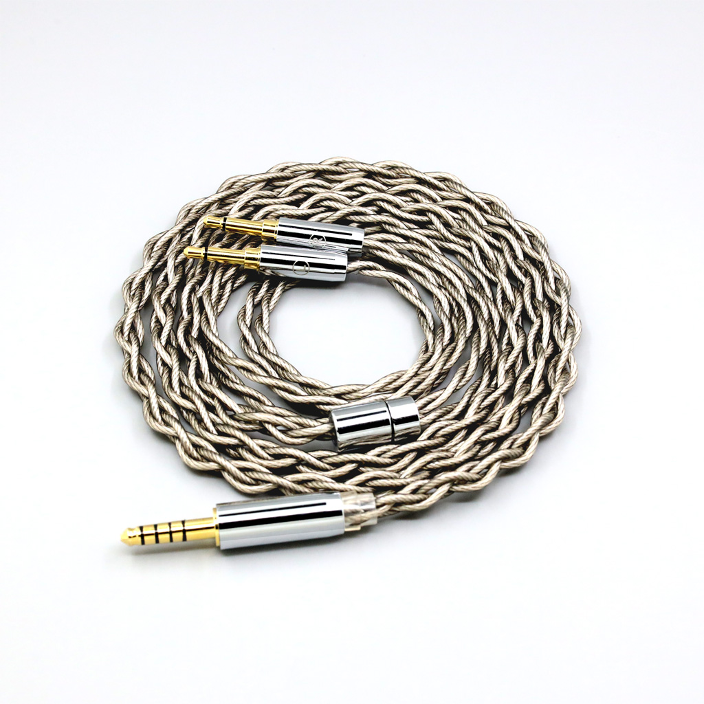 99% Pure Silver + Graphene Silver Plated Shield Earphone Cable For Hifiman Sundara Ananda HE1000se HE6se DEVA he400se Arya He-35