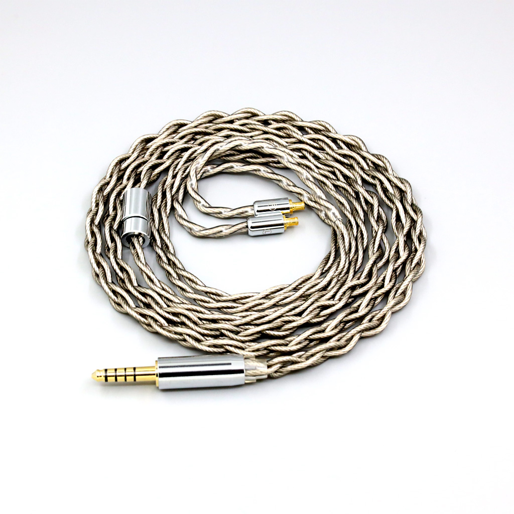 99% Pure Silver + Graphene Silver Plated Litz Shield Earphone Cable For ATH-CKR100 CKR90 CKS1100 CKR100IS CKS1100IS