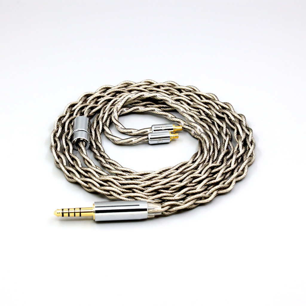 99% Pure Silver + Graphene Silver Plated Litz Shield Earphone Cable For ATH-CKR100 CKR90 CKS1100 CKR100IS CKS1100IS
