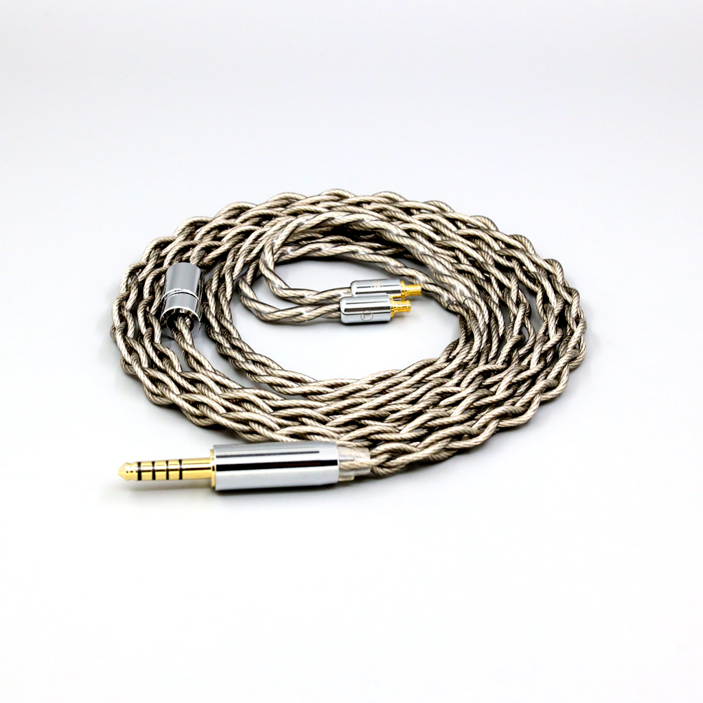 99% Pure Silver + Graphene Silver Plated Litz Shield Earphone Cable For ATH-CKR100 CKR90 CKS1100 CKR100IS CKS1100IS
