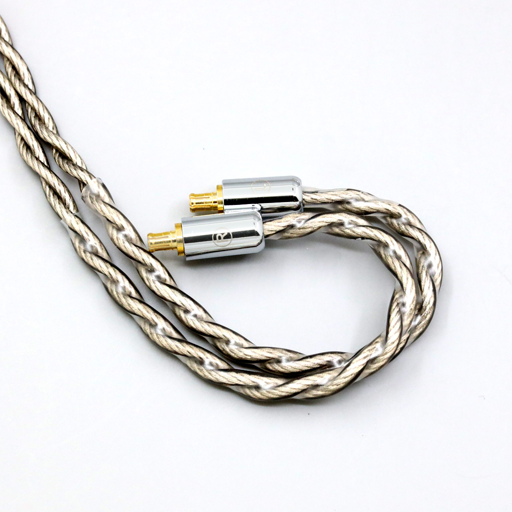 99% Pure Silver + Graphene Silver Plated Litz Shield Earphone Cable For ATH-CKR100 CKR90 CKS1100 CKR100IS CKS1100IS
