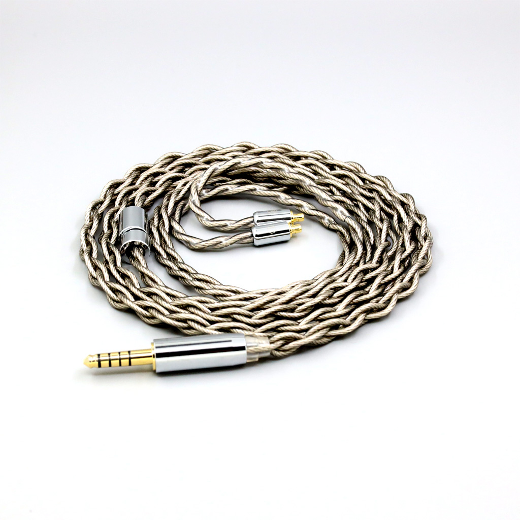 99% Pure Silver + Graphene Silver Plated Shield Earphone Cable For Acoustune HS 1695Ti 1655CU 1695Ti 1670SS