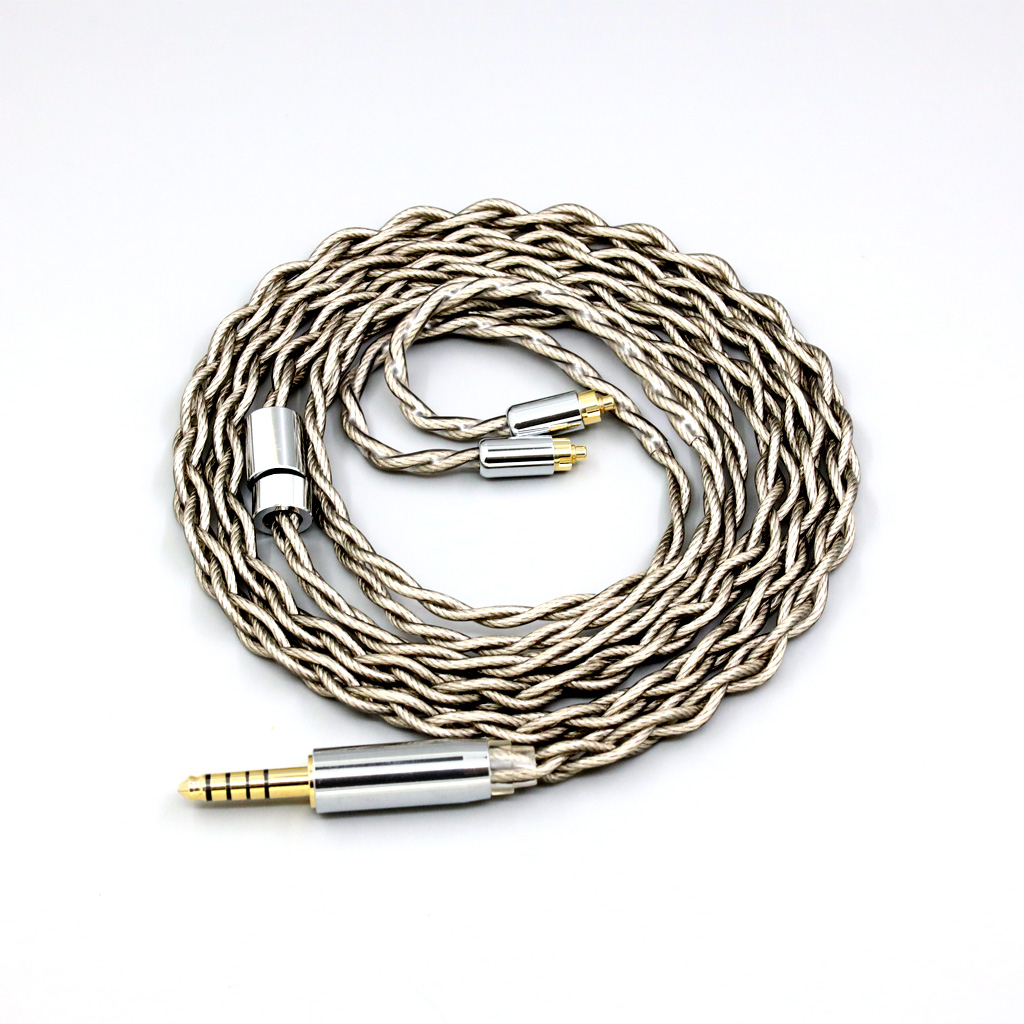 99% Pure Silver + Graphene Silver Plated Shield Earphone Cable For Dunu dn-2002 4 core 1.8mm