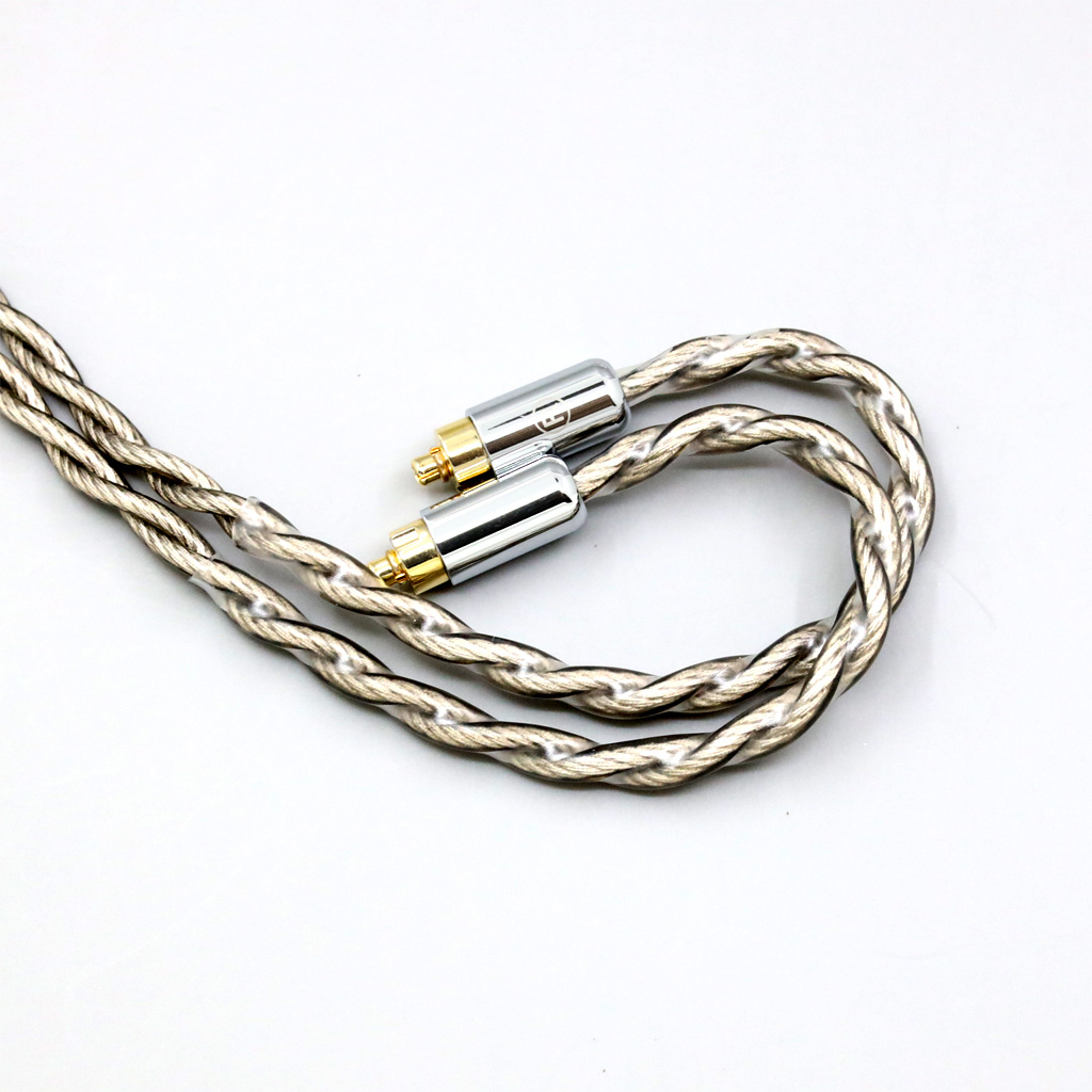 99% Pure Silver + Graphene Silver Plated Shield Earphone Cable For Dunu dn-2002 4 core 1.8mm