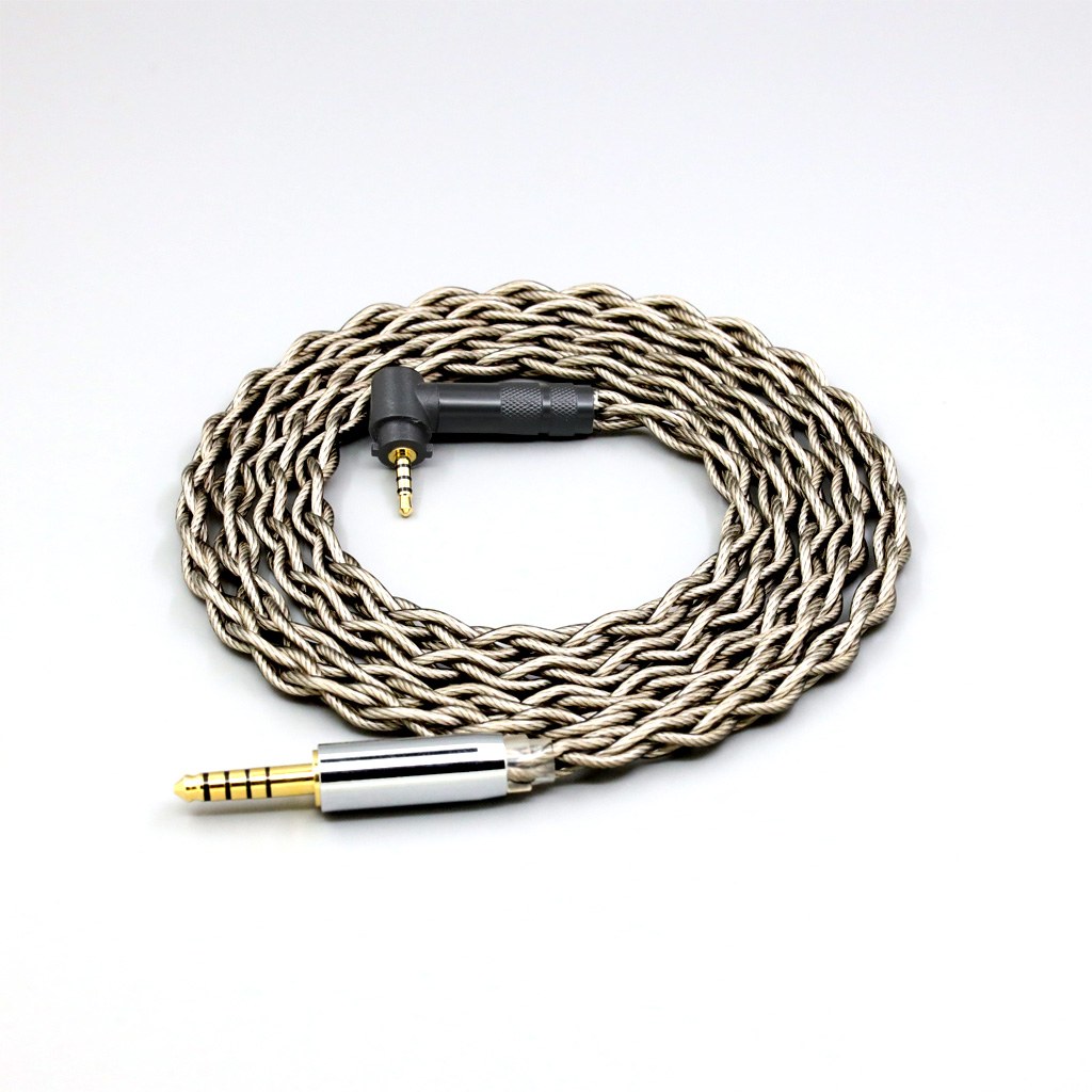 99% Pure Silver + Graphene Silver Plated Shield Earphone Cable For Fostex T50RP 50TH Anniversary RP Stereo Headphone