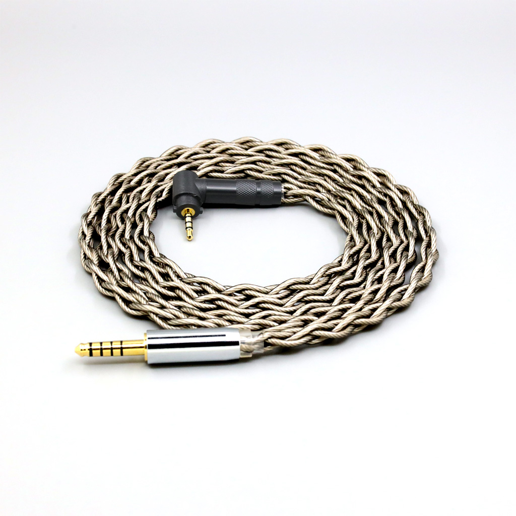 99% Pure Silver + Graphene Silver Plated Shield Earphone Cable For Fostex T50RP 50TH Anniversary RP Stereo Headphone