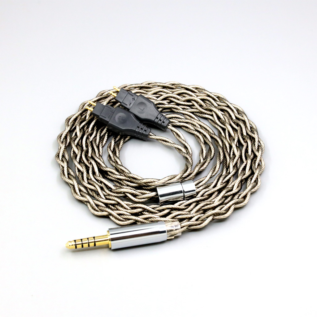 99% Pure Silver + Graphene Silver Plated Shield Earphone Cable For Sennheiser HD580 HD600 HD650 HDxxx HD660S HD58x HD6xx
