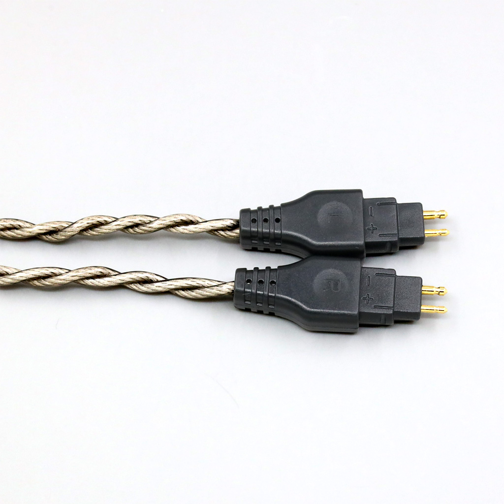 99% Pure Silver + Graphene Silver Plated Shield Earphone Cable For Sennheiser HD580 HD600 HD650 HDxxx HD660S HD58x HD6xx
