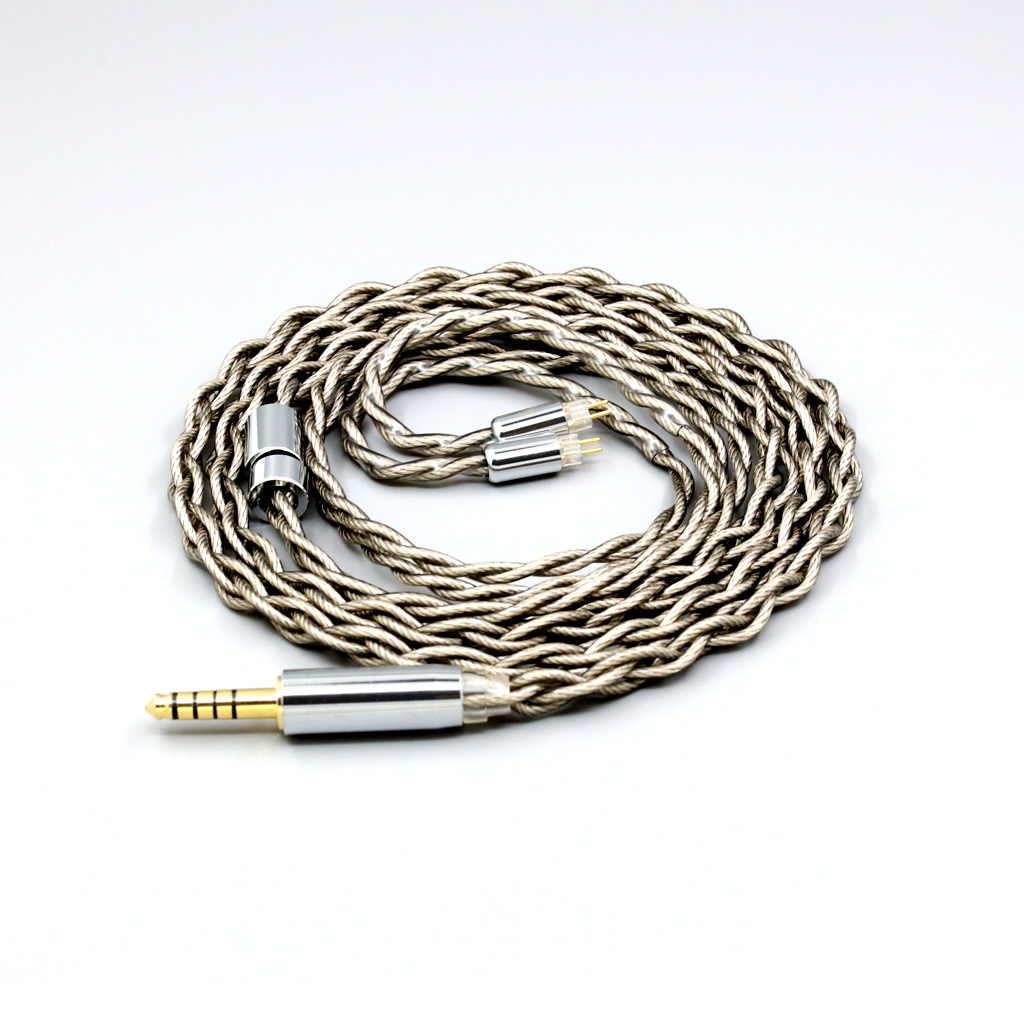 99% Pure Silver + Graphene Silver Plated Shield Earphone Cable For 0.78mm BA Westone W4r UM3X UM3RC JH13 High Step 