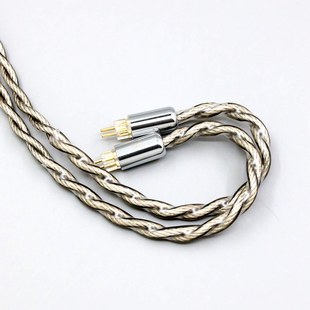 99% Pure Silver + Graphene Silver Plated Shield Earphone Cable For 0.78mm BA Westone W4r UM3X UM3RC JH13 High Step 
