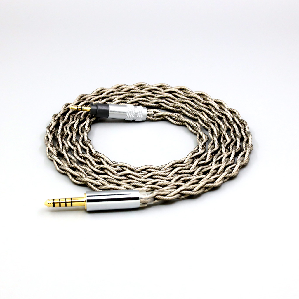 99% Pure Silver + Graphene Silver Plated Shield Earphone Cable For Sennheiser Urbanite XL On/Over Ear Headphone 