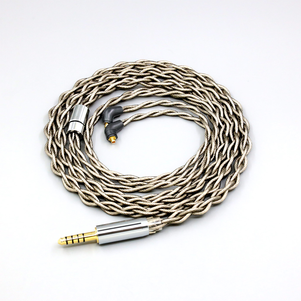 99% Pure Silver Inside + Graphene Plated Litz Shield For Etymotic ER4SR ER4XR ER3XR ER3SE ER2XR ER2SE 4 core 1.8mm