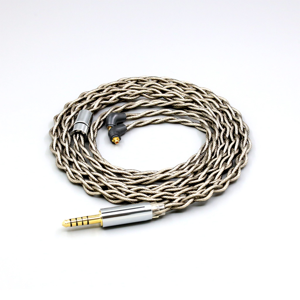 99% Pure Silver Inside + Graphene Plated Litz Shield For Etymotic ER4SR ER4XR ER3XR ER3SE ER2XR ER2SE 4 core 1.8mm