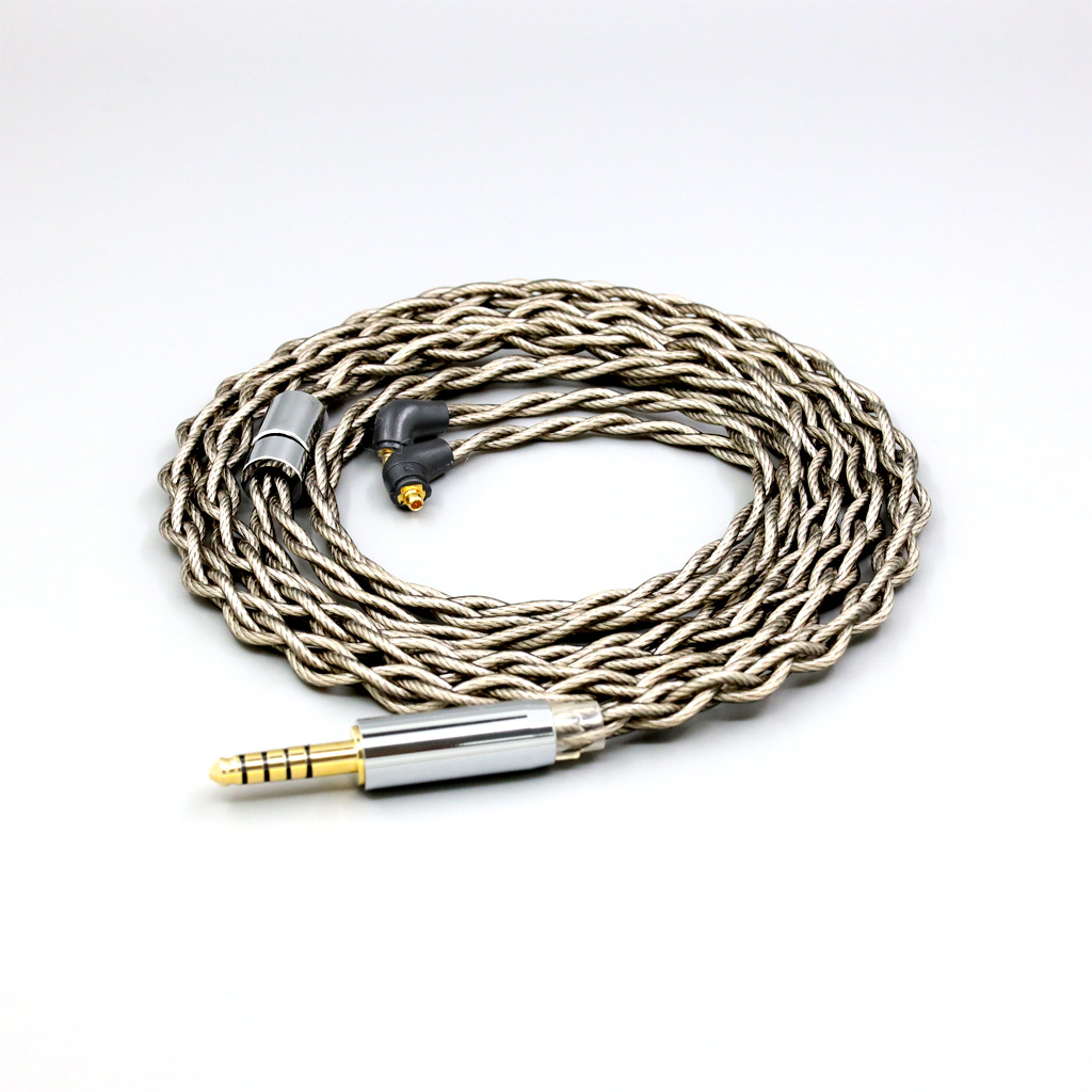 99% Pure Silver Inside + Graphene Plated Litz Shield For Etymotic ER4SR ER4XR ER3XR ER3SE ER2XR ER2SE 4 core 1.8mm