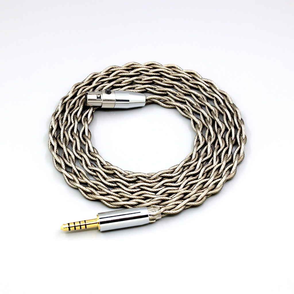 99% Pure Silver + Graphene Silver Plated Earphone Cable For Pioneer HDJ-X10 AKG K371BT Beyerdynamic DT177x GO Headphone