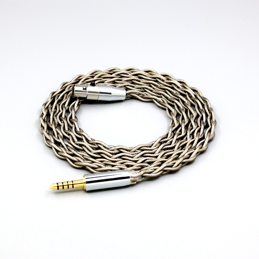 99% Pure Silver + Graphene Silver Plated Earphone Cable For Pioneer HDJ-X10 AKG K371BT Beyerdynamic DT177x GO Headphone